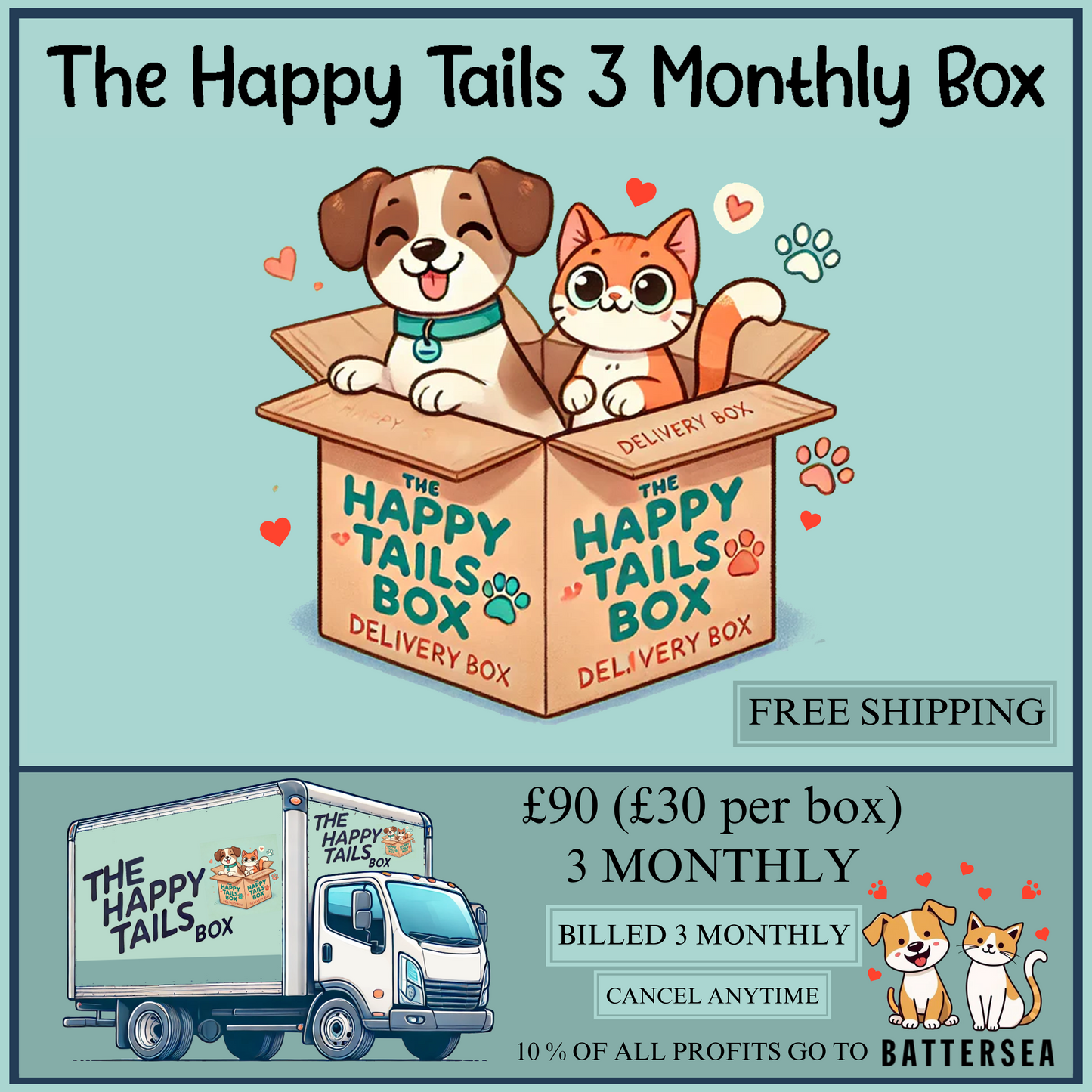 3 Month Pre-Paid Dog Box (£30.00 per box)