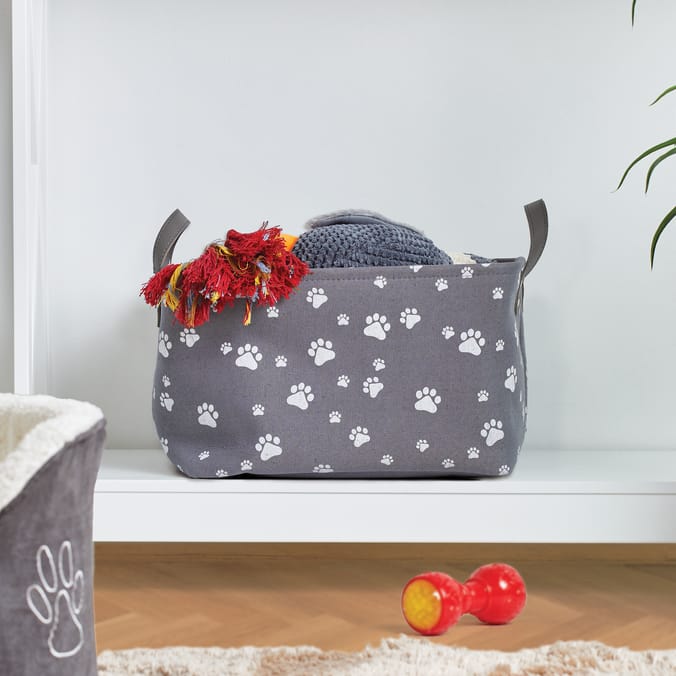 Fabric Storage Basket With Handles