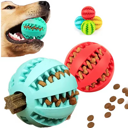 5cm Dog Toy Ball Interactive Rubber Balls Puppy Chewing Toys Pet Tooth Cleaning Ball